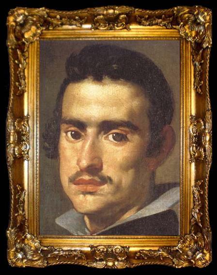 framed  Diego Velazquez A Young Man (detail) (df01), ta009-2